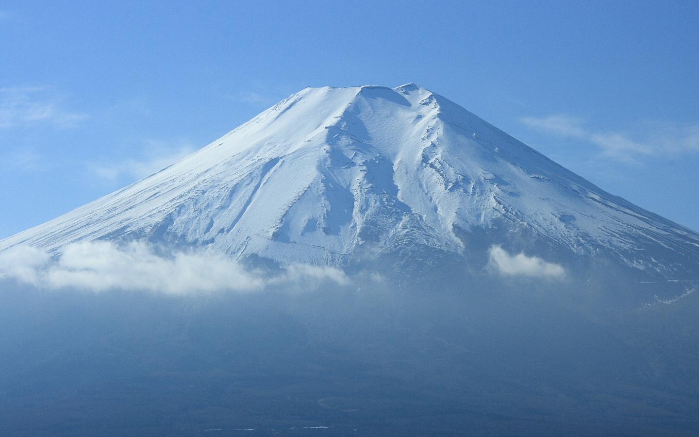 富士山の壁紙 写真素材 山中湖から見た富士山
