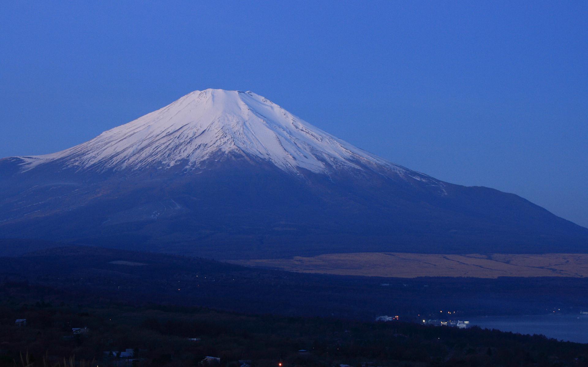富士山の壁紙 写真素材 パノラマ台から見た富士山